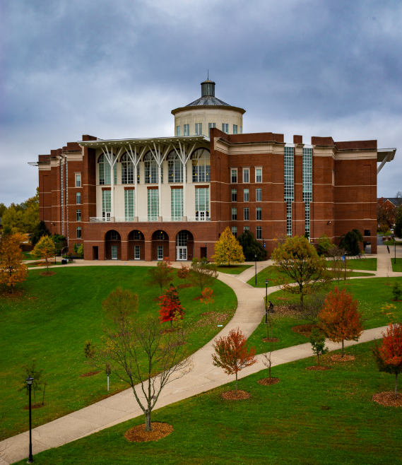 Outside view of dental school building
